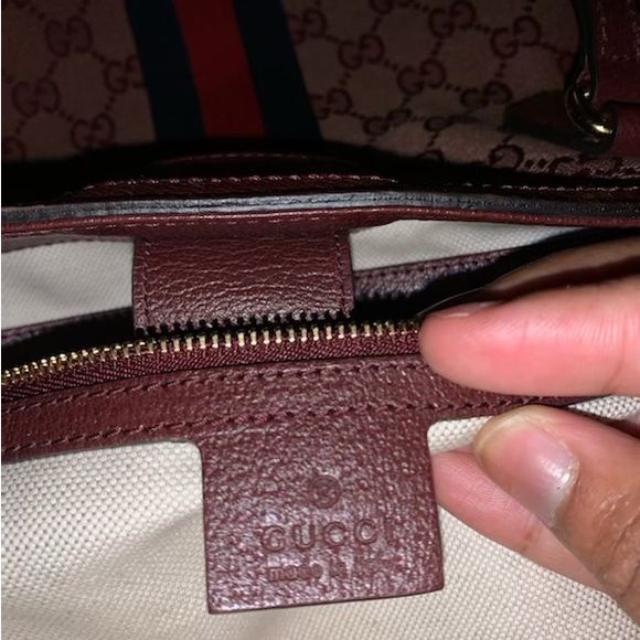 Gucci red tote bag medium - Picture 9 of 11